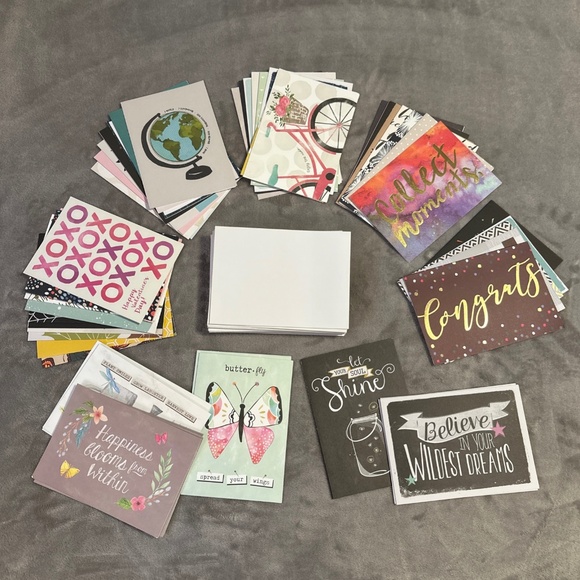 Thirty-One Gifts Various Greeting Cards Mixed Lot of 58 Holiday Thanks Celebrate - Picture 1 of 10